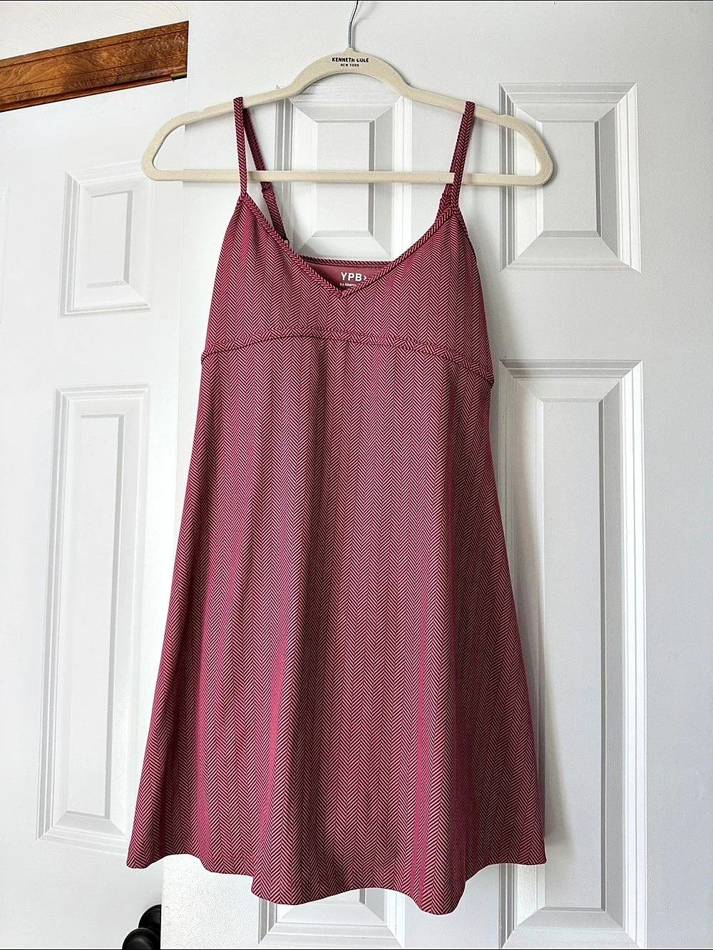 Abercrombie Geometric Mini Dress in Pink Size Medium NWT